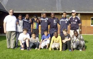 Nos petits à l'arrivée au stage - 10/04/2011