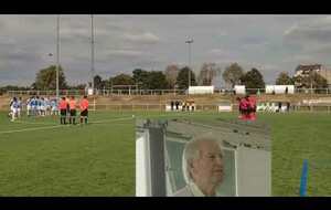 Hommage à Mr Daniel PIN, 1minute de silence, Séniors R2.